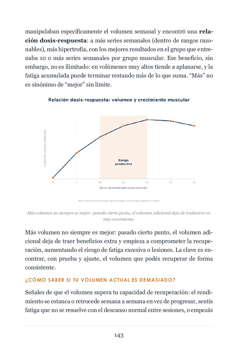 Página sobre la relación dosis-respuesta del volumen